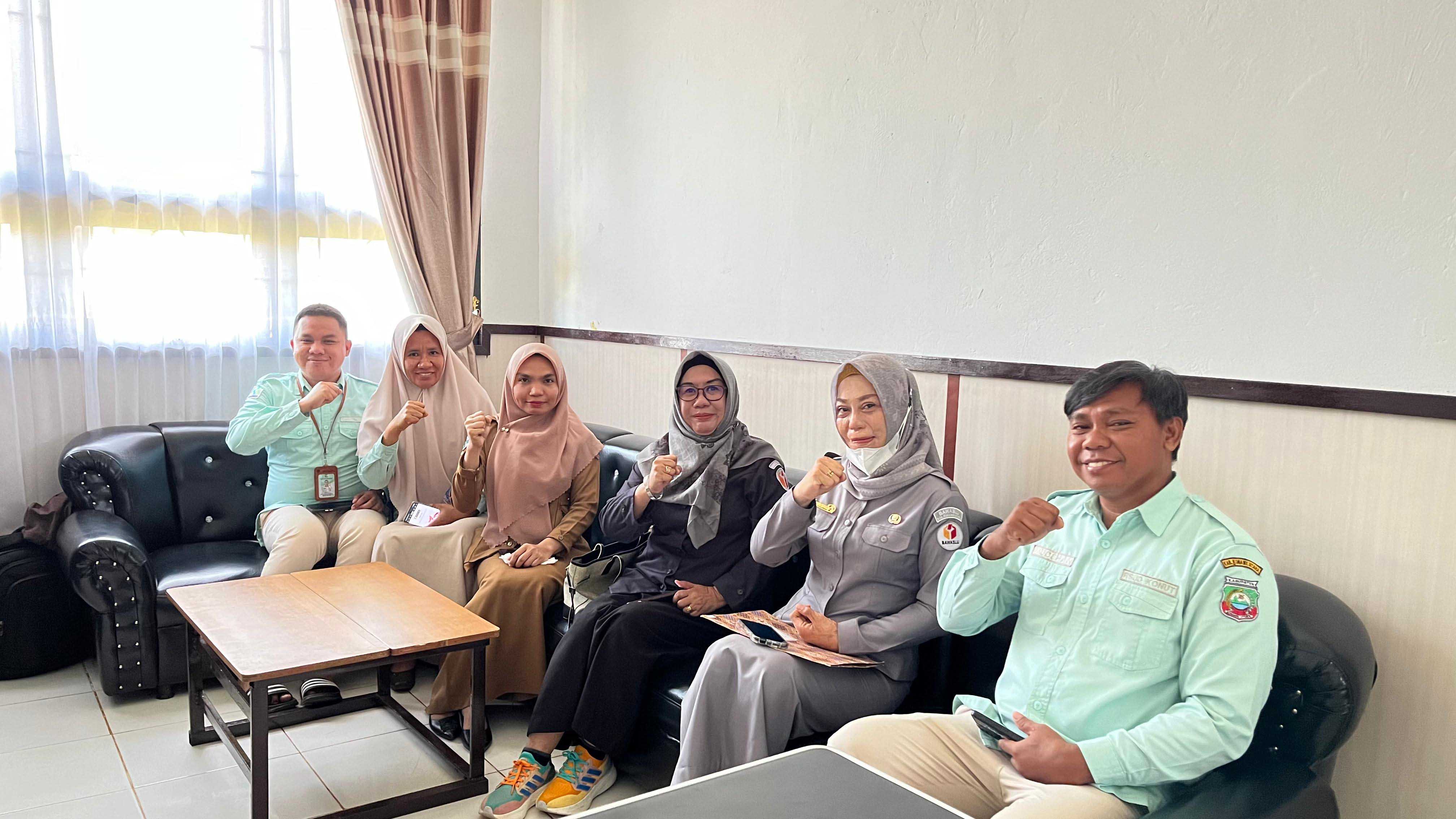 koordinasi bawaslu Konawe utara ke BLUD RSUD Konawe Utara
